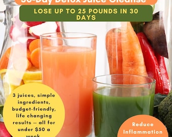 30-Day Detox Juice Cleanse: Weight Loss Guide