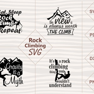 Rock climbing - Digital download - Cutting files for Cricut and Silhouette