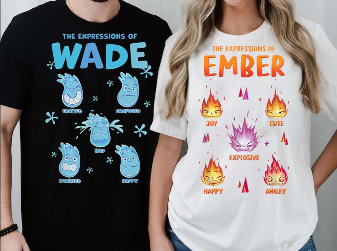 Retro Disney Elemental Shirt the Expressions of Ember Wade T-shirt ...