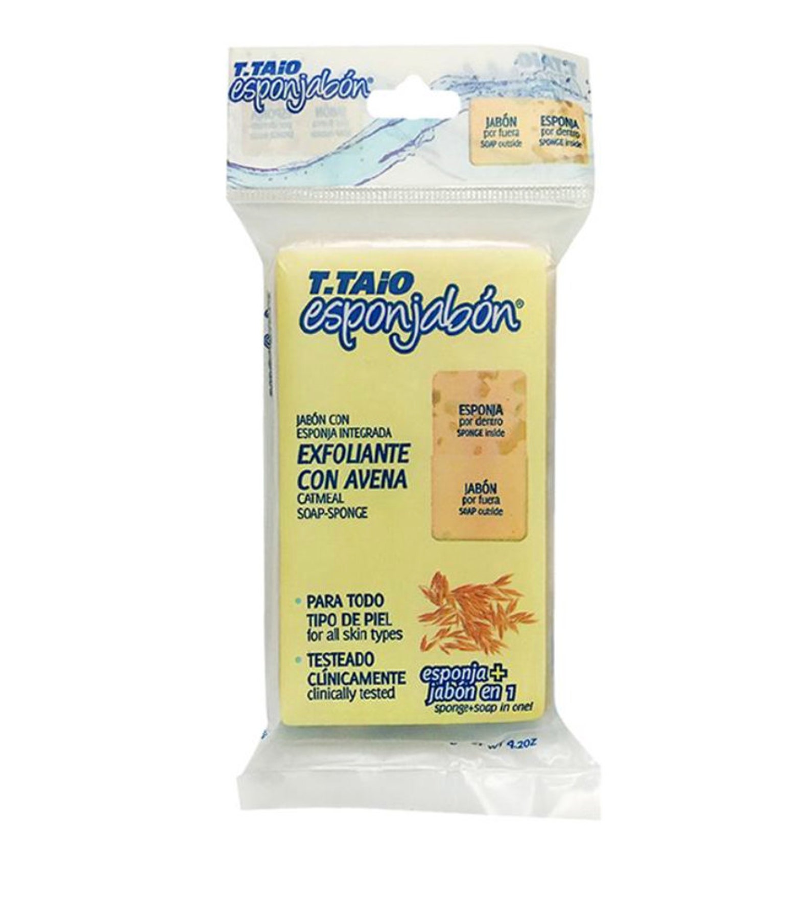 ESPONJABON Esponjabon T Taio Face Soap Mother of Pearl Soap Sponge Aclarante Con Concha Nagar