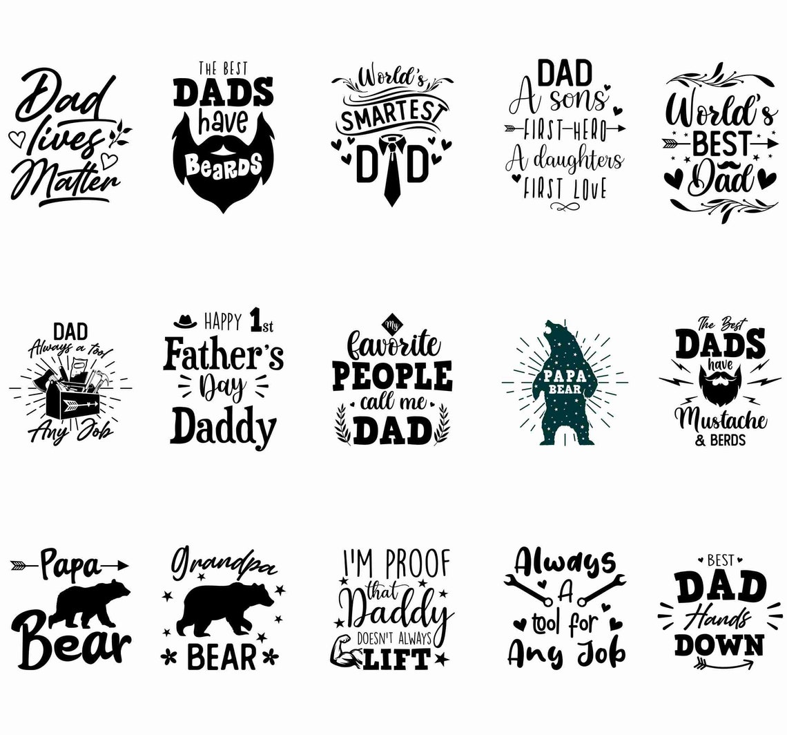 Download Día de los padres svg papá svg padre svg papá svg mejor | Etsy