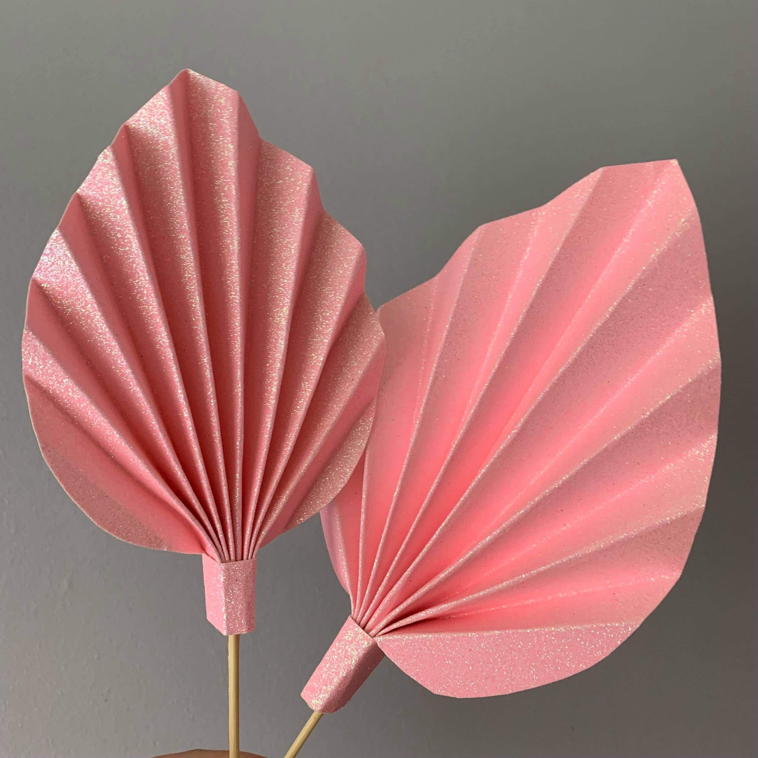 Paper palm spears cake topper decoration Etsy