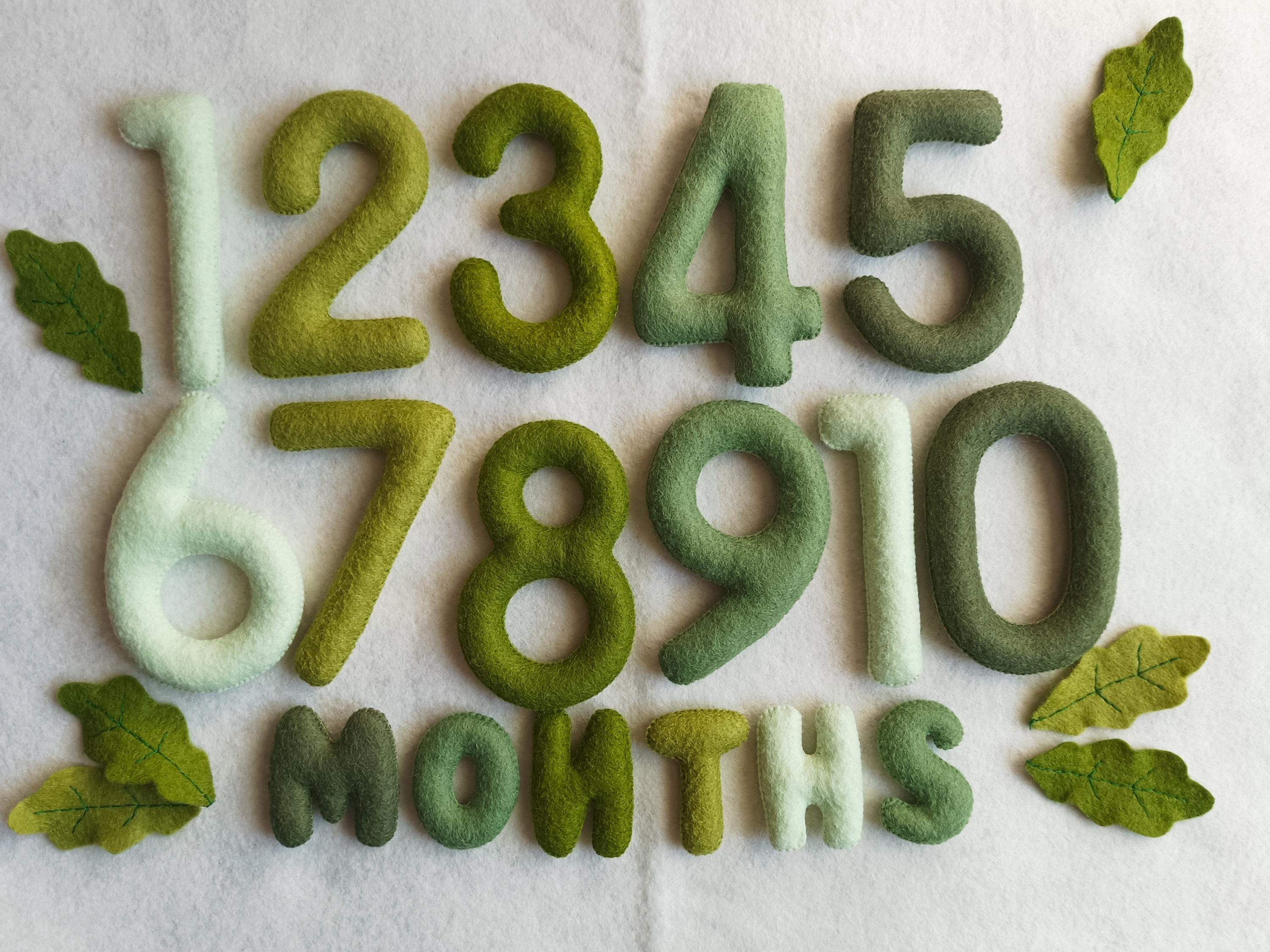 Baby Milestone Numbers, Baby Monthly and Weekly Milestone Numbers ...