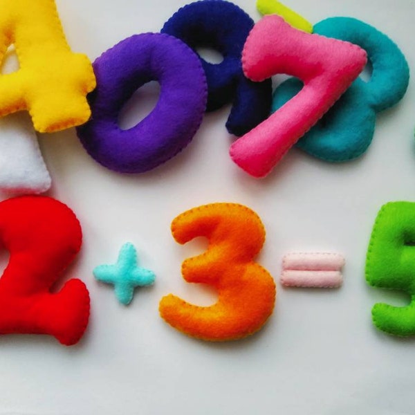 Felt Numbers - Etsy