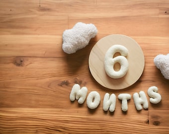 Baby milestone numbers set, Baby Monthly and Weekly Milestone Numbers Set, baby milestone cards, baby monthly milestone, baby photo numbers