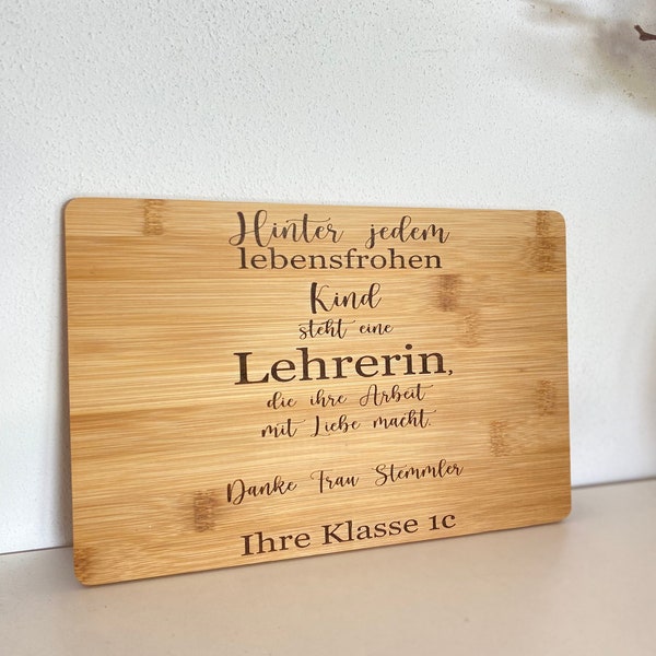 Geschenke für Lehrer personalisiert