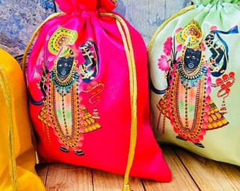 Women Potli Handbag, Handmade Bag, Wedding Gifts, Clutch Purse, Wedding Favours, Wholesale Lot, Return Gifts, Mehendi Function Return Gift