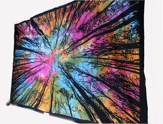 Lot of 5 PCS Tie Dye Locust Tree Of Life Forest Tapestry Wallhangin Wall Decor Lot of 5 PCS Tie Dye Locust Tree Of Life Forest Tapestry Wallhangin Wall Decor