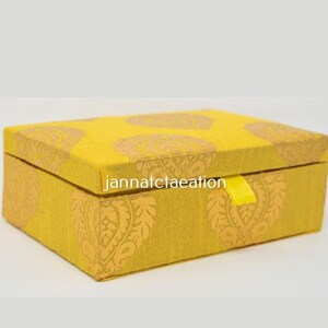 Assorted Color Lot Wedding Favor Box, Jewelry Box, Wedding Gift, Diwali Gift, Indian Handmade Box Gift, Indian Bridesmaid Box, Return Gift image 4