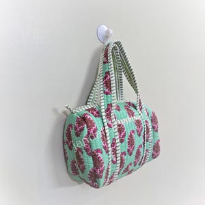 Floral Printed Tote Bags | Quilted Tote Bag | Printed Tote | Beach Bag | Large Quilted Bag | Quilted Large Shopper Bag Tote