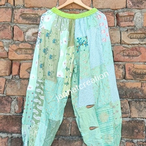 Patchwork Pants Bohemian Summer Comfy Men & Women Hippy Pants Hippie Clothes Boho Cute Cargo Pants Loose Pants Festival Pants Harem Pants