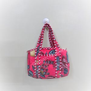 Floral Printed Tote Bags | Quilted Tote Bag | Printed Tote | Beach Bag | Large Quilted Bag | Quilted Large Shopper Bag Tote