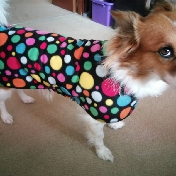 Fleece Dog Coat Etsy UK