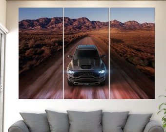 RAM 1500 TRX Canvas Print, RAM Wall Art, Trucks Wall Art, Ram 1500 Print