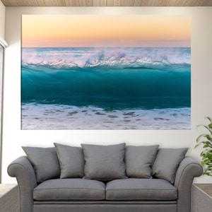 Ocean Wave Canvas Art, Ocean Wall Art, Ocean Canvas Print