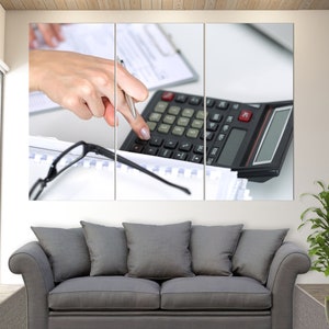 Accountant Office Decor, Accountant Canvas Print, Accountant Gift, Accountant Wall Art, Accountant Wall Decor