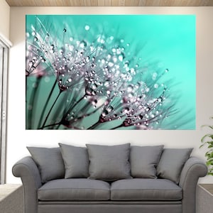 Dandelions Canvas Print, Floral Wall Art, Flowers Canvas Art, Dandelions Wall Art