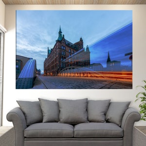 Hamburg Canvas Print, Hamburg Canvas Wall Art, Germany Canvas Art