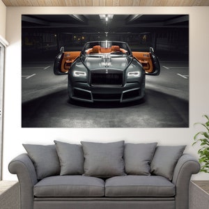 Rolls-Royce Dawn Canvas Print, Luxury Cars Wall Art, Rolls-Royce Print, Rolls-Royce Wall Art