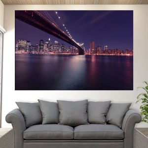 New York City Canvas Art, Night View Of New York Canvas Print, New York Canvas Wall Art