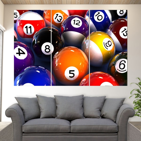 Billiards Wall Art Etsy