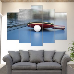Table Tennis Wall Art, Table Tennis Canvas Print, Ping Pong Wall Art, Table Tennis Wall Decor