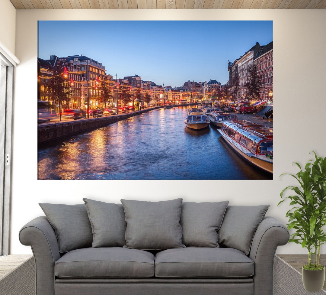Amsterdam Wall Art, Netherlands Canvas Print, Netherlands Wall Art ...