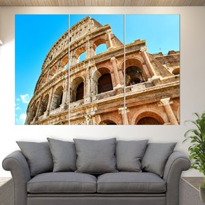 Colosseum Canvas Wall Art, Rome Canvas Print, Italy Wall Art, Colosseum Photo