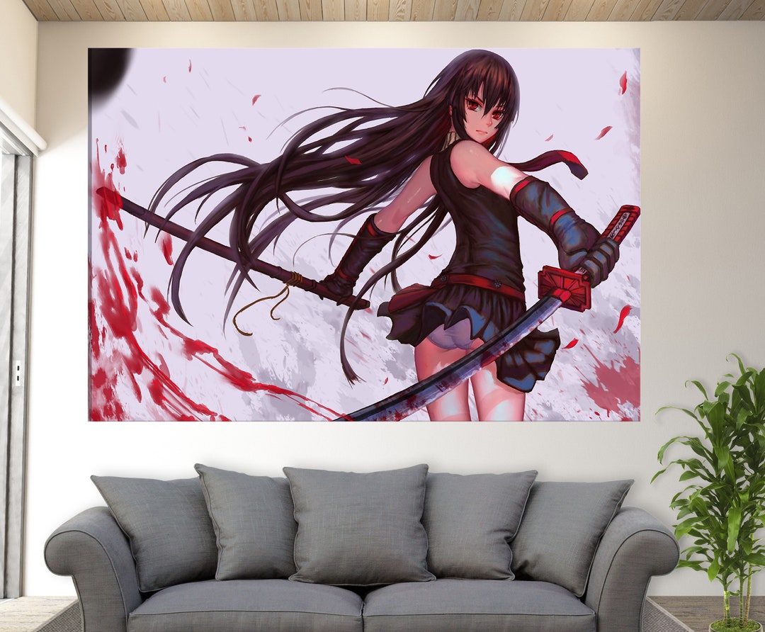 Paint by Number Anime Girl with Sword