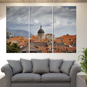 Dubrovnik Canvas Wall Art, Croatia Canvas, Dubrovnik Wall Art, Croatian Wall Decor