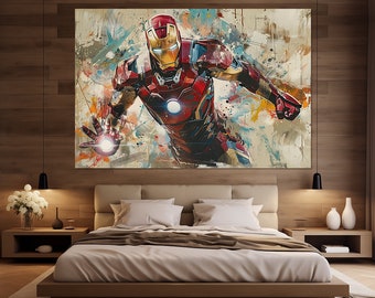 アイアンマン ウォールアート、アベンジャーズ キャンバスアート