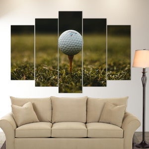 Golf Wall Art, Golf Ball Canvas Print