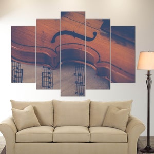 Violin Canvas Print, Music Wall Art, Violinist Gift, Violin Wall Art