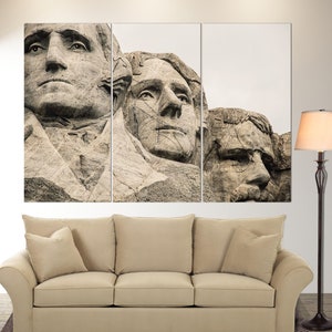Mount Rushmore National Memorial Canvas Wall Art