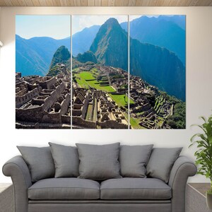 Peru Canvas Art, Machu Picchu Wall Art, Peru Canvas Print, Peru Wall Art