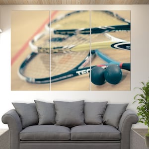 Squash Canvas Print, Squash Wall Art, Squash Fan Gift, Squash Wall Decor