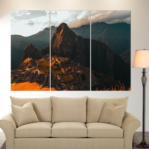 Machu Picchu Wall Art, Peru Canvas Print, Peru Wall Art