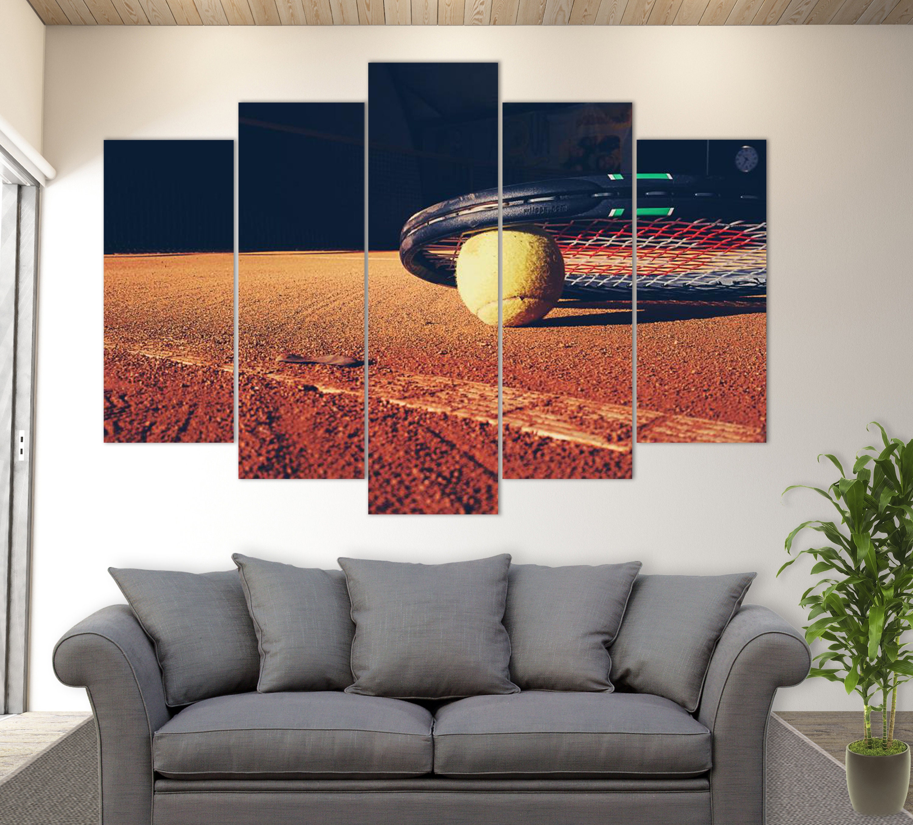 Tennis Canvas Print Tennis Wall Art Tennis Fan Gift Tennis Etsy UK