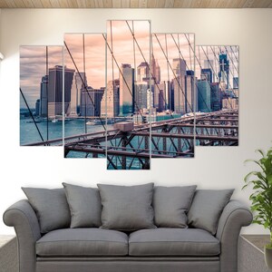 Brooklyn Bridge Canvas Wall Art, New York City Wall Art, New York Canvas Print