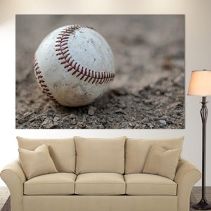 Baseball Wall Art, Baseball Canvas Print