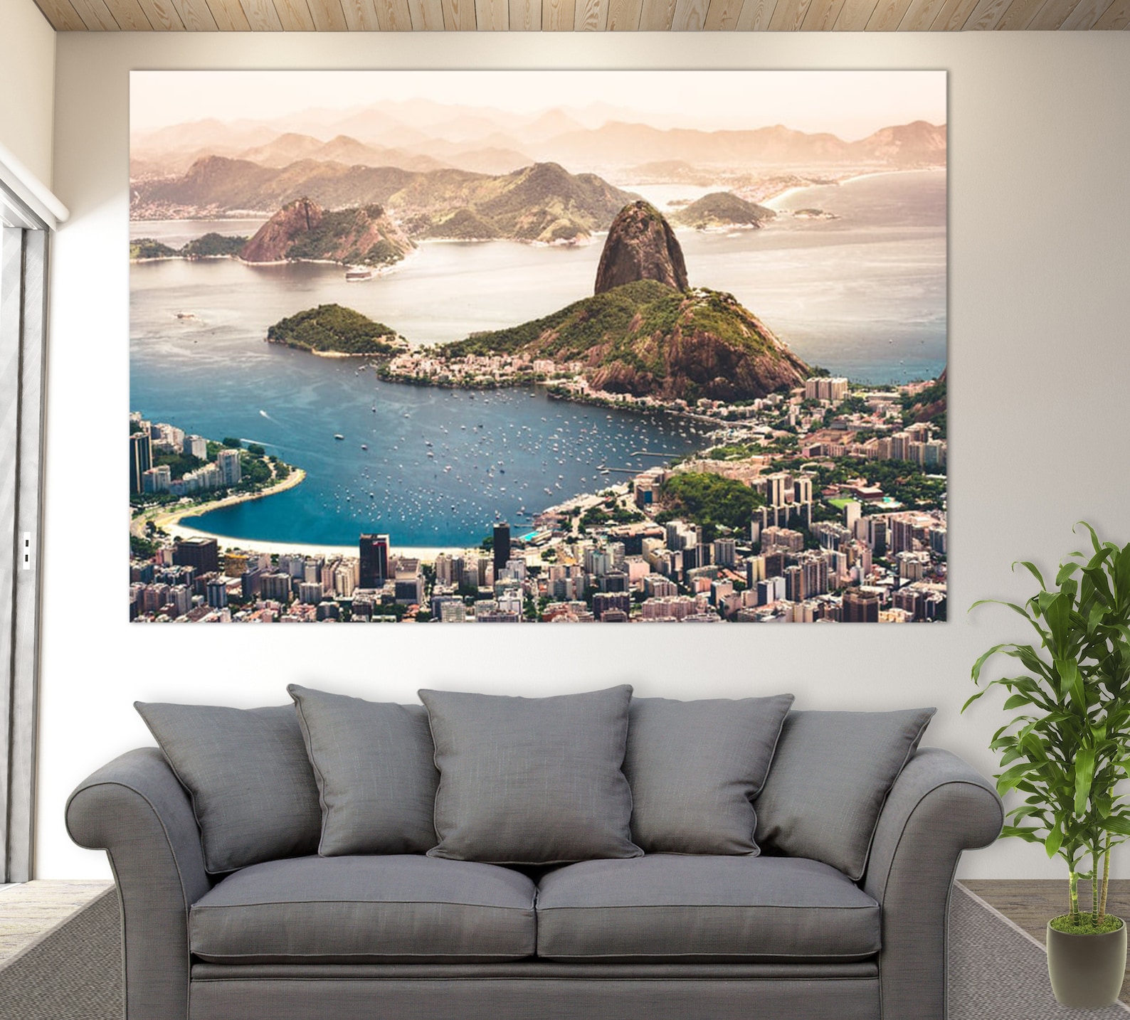 Rio de Janeiro Canvas Wall Art Brazilië Wall Art Rio Canvas - Etsy