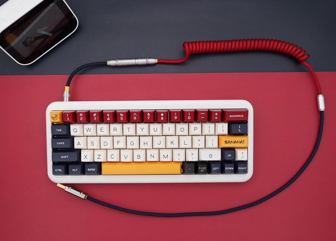Mechanical Keyboard Cable Custom Detachable Mechanical USB C Etsy