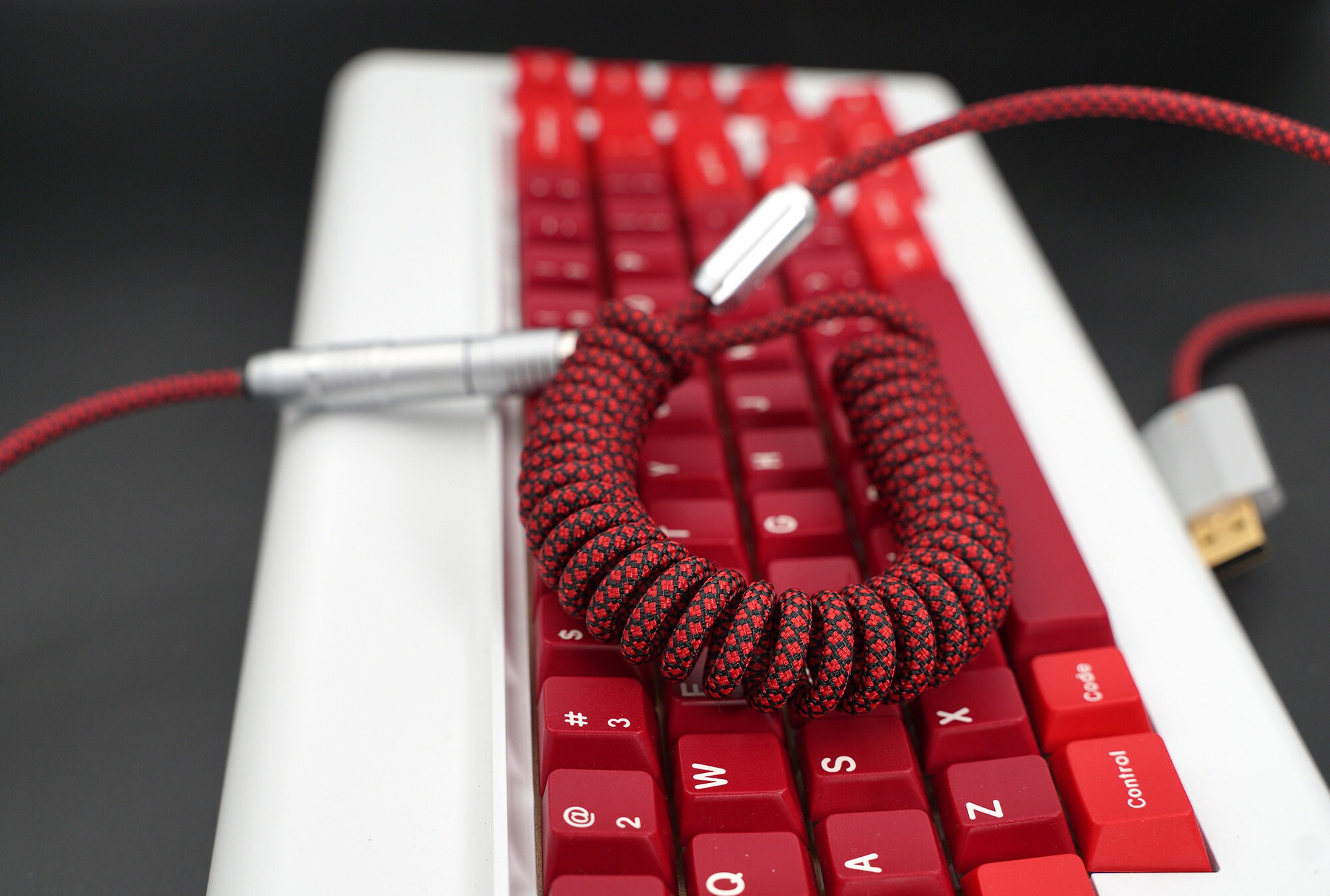 Coiled Cable Keyboard Cable Custom Aviator USBC Cable Etsy