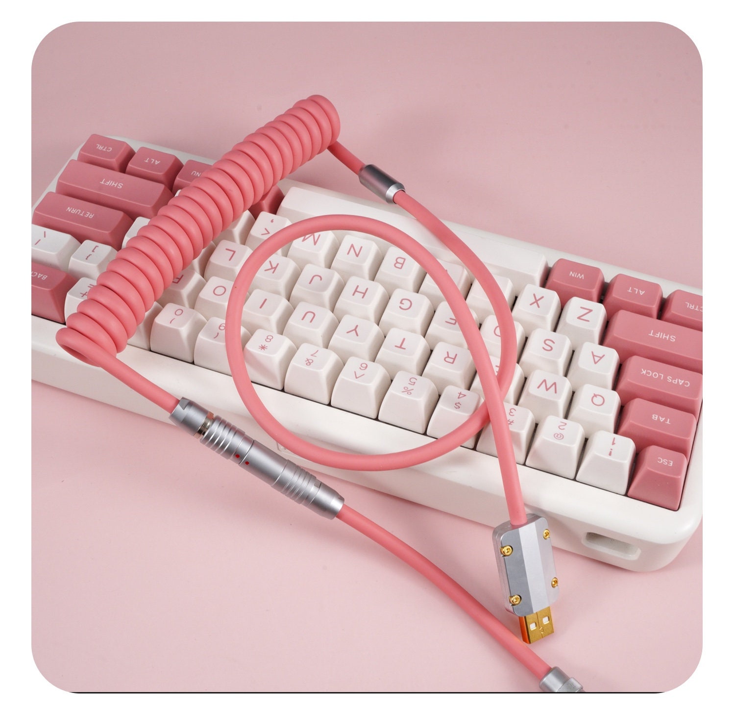 Keyboard Cable Coiled Cable Custom Cable Detachable USB C Etsy UK