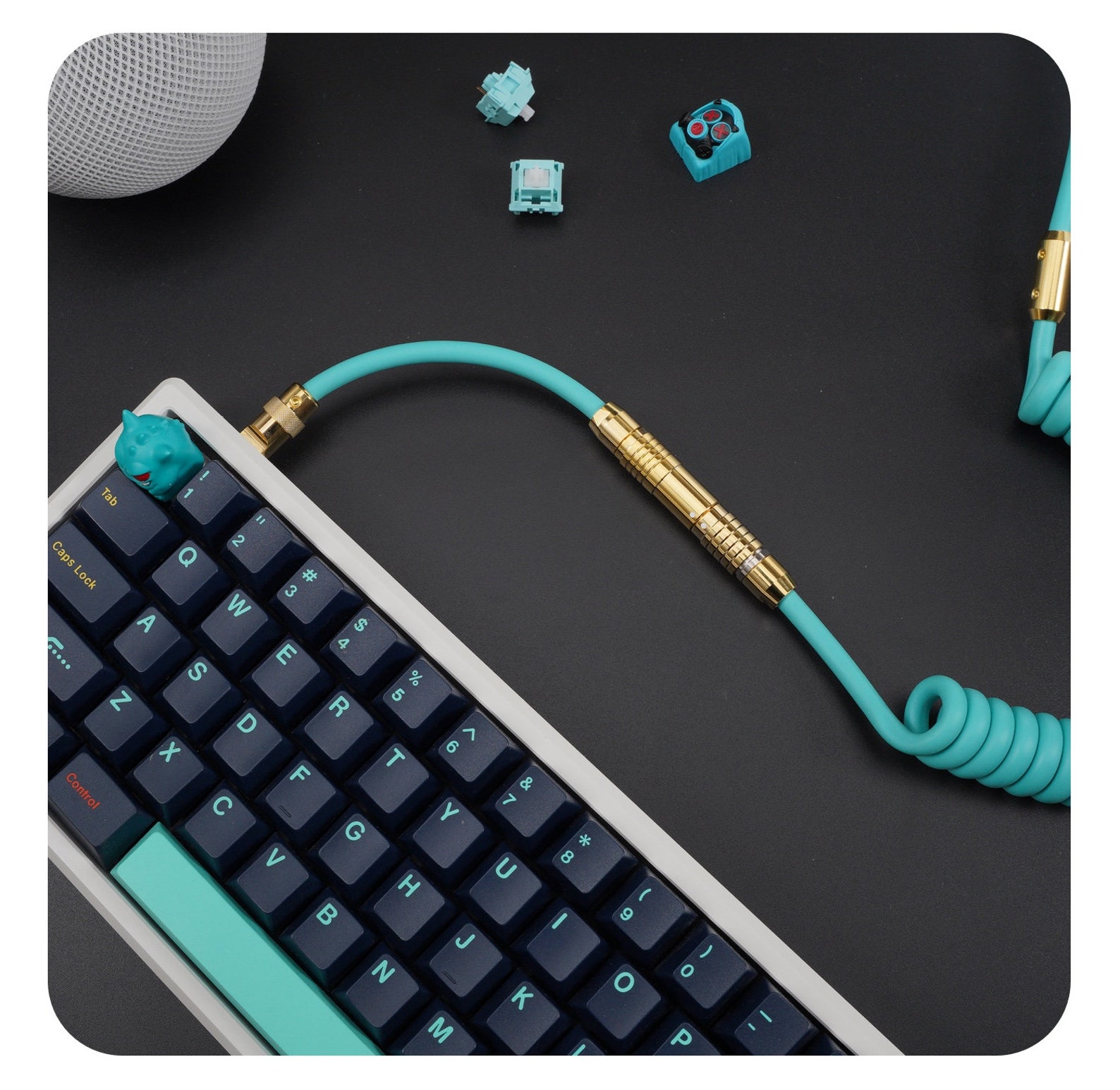 Keyboard Cable Coiled Cable Custom Cable Detachable USB C Etsy