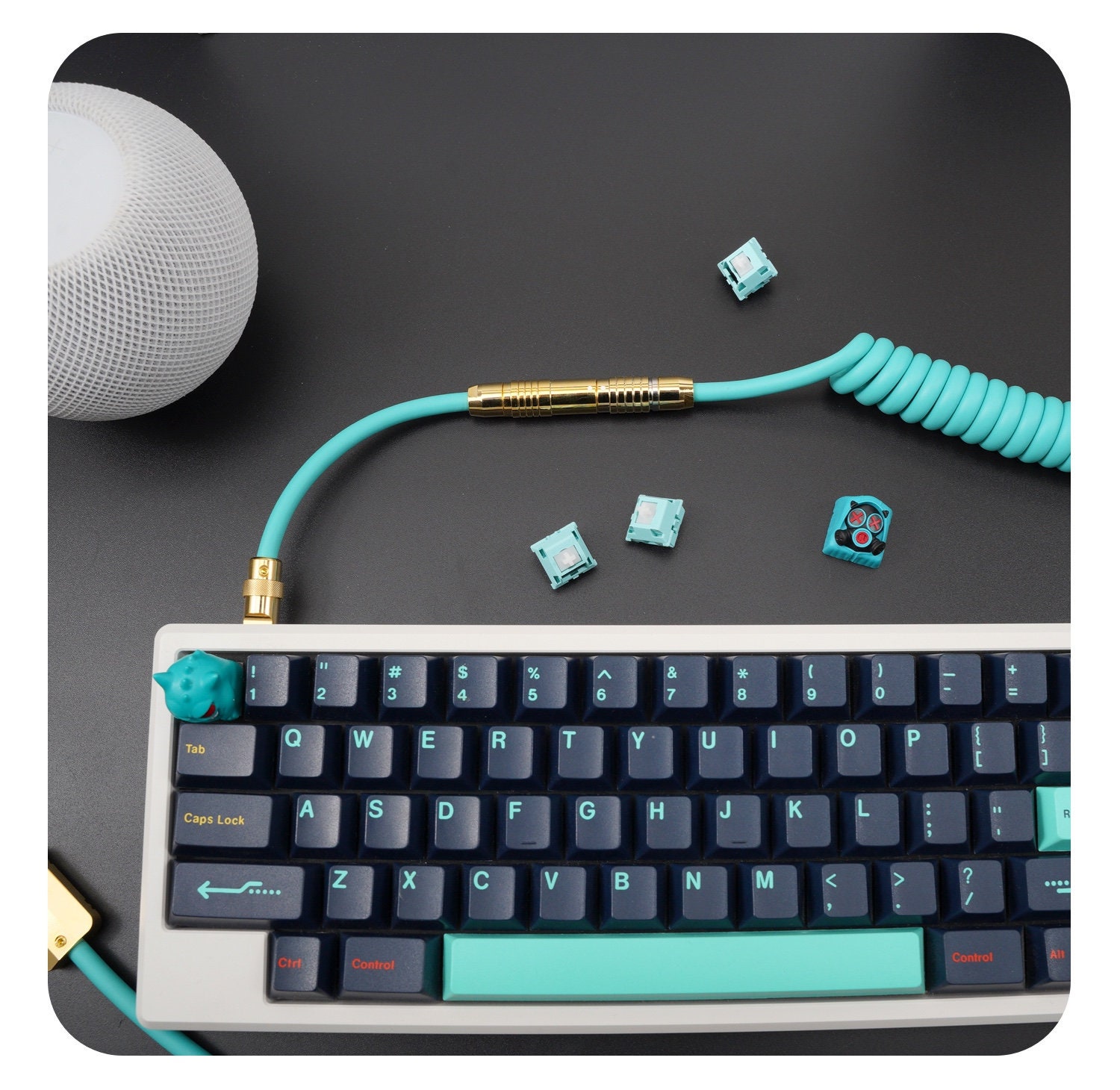 Keyboard Cable Coiled Cable Custom Cable Detachable USB C Etsy