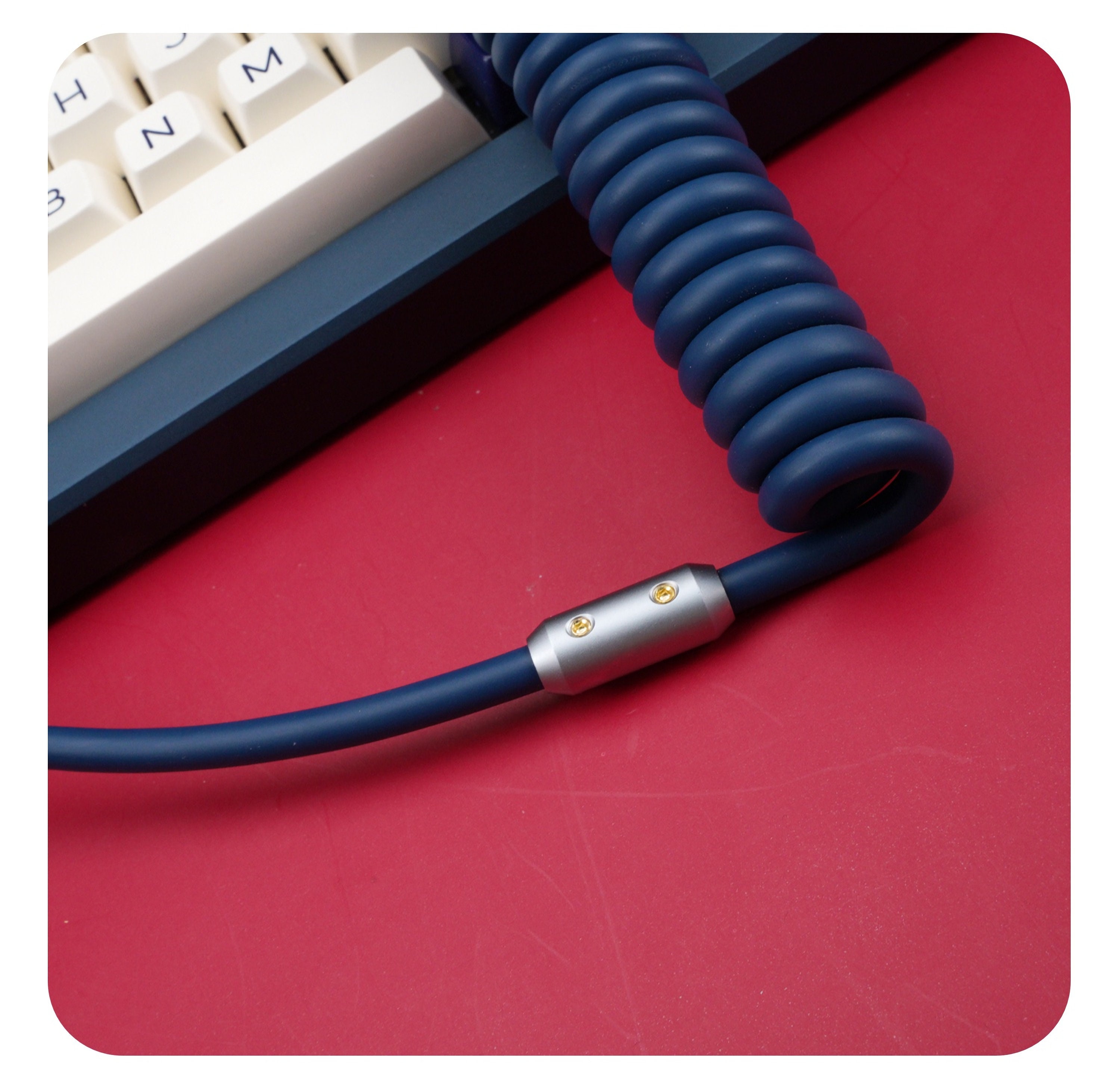 Custom coiled keyboard usb cable Etsy
