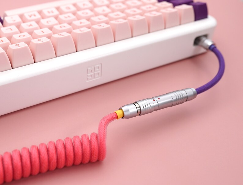 Coiled Cable Keyboard Cable GMK Theme Custom Coiled Aviator Etsy UK