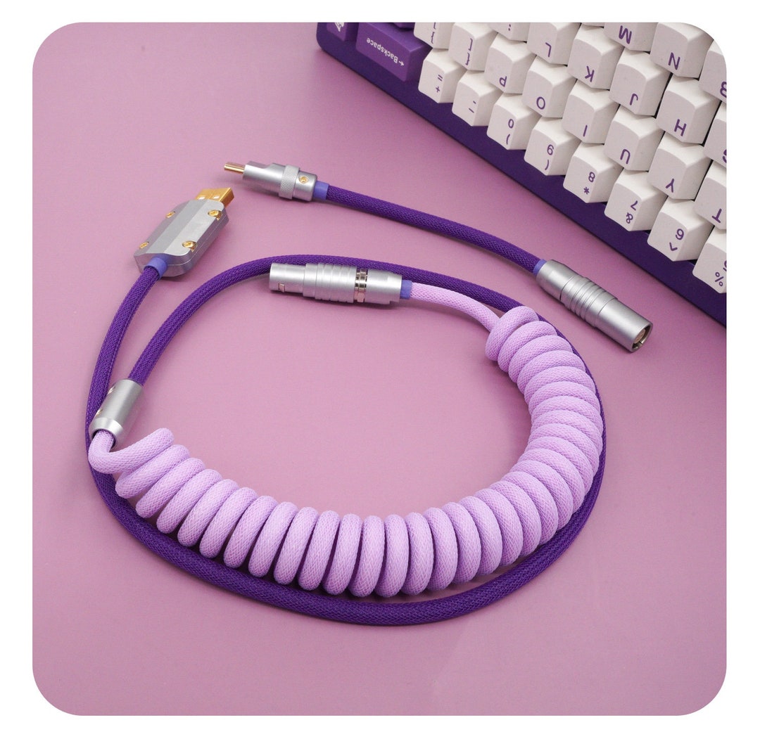 Geekcable Custom Coiled Aviator USB Cable Custom Usb Cables Etsy