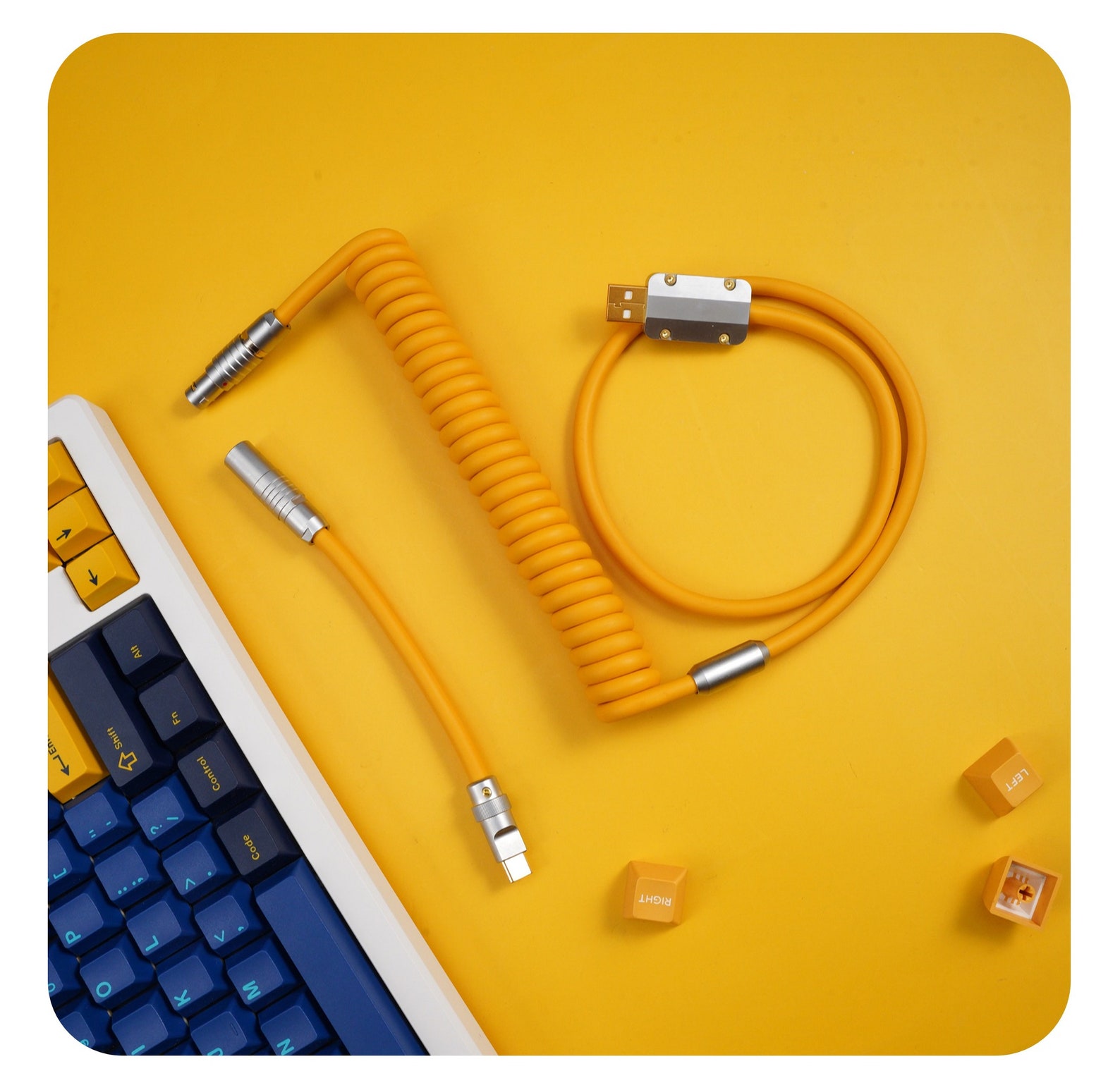 Custom coiled keyboard usb cable Etsy